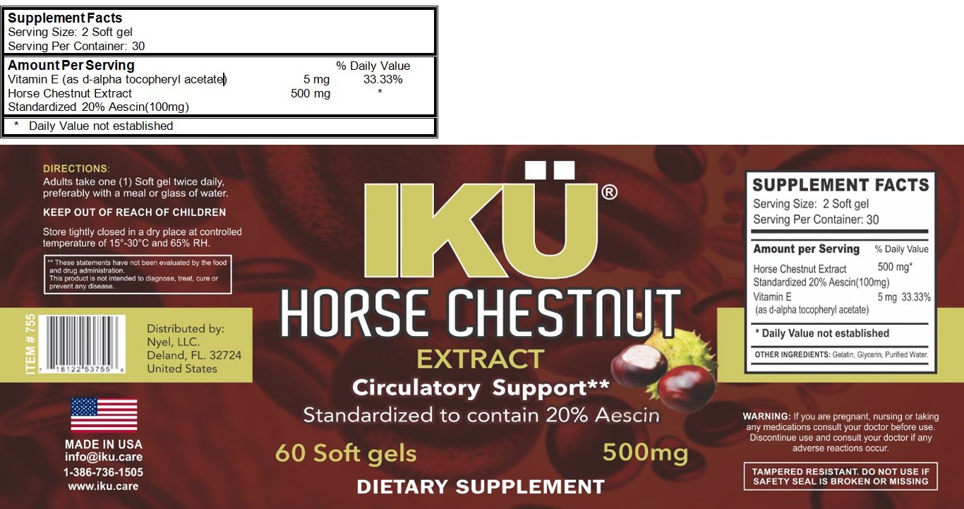 Horse Chestnut Extract Natural Supplements and Vitamins