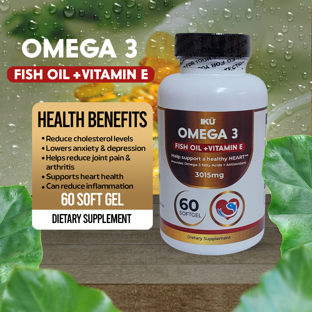 Omega 3 (Fish Oil) +Vitamin E