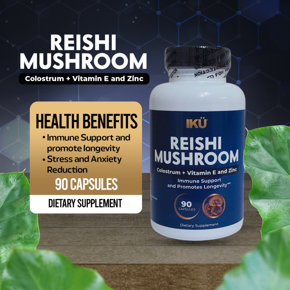 Reishi Mushroom - Colostrum + Vitamin E and Zinc